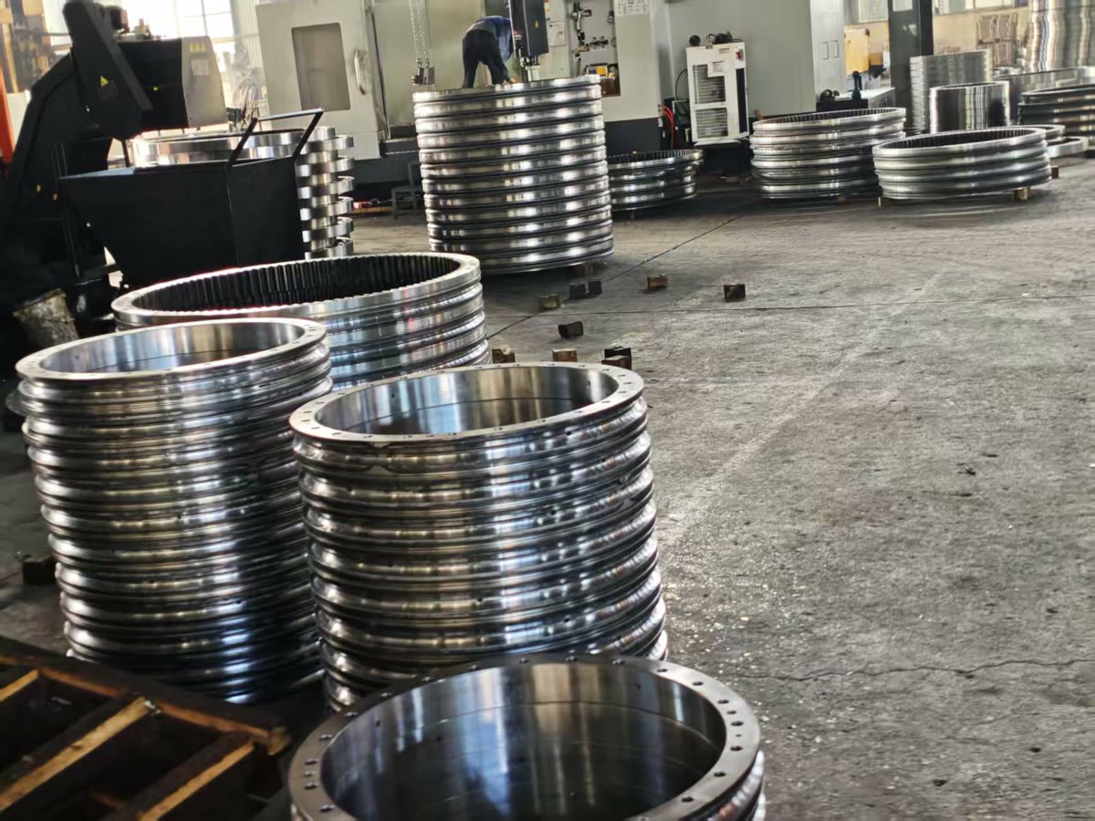 CNC machining and finished bearing rings