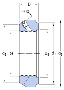 KMT7 Precision Lock Nut engineering drawing