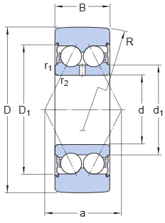 STO20 Needle Roller Bearing engineering drawing